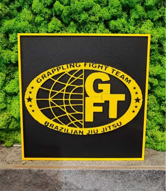 HueForge model: Jiu Jitsu logo by Garuda3D