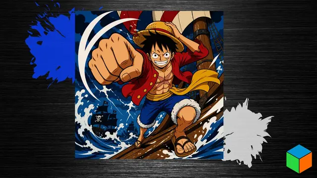 Luffy Throws a Punch — Your September Bonus Print