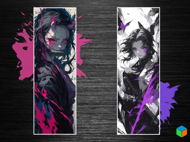 HueForge model: Nezuko & Shinobu Demon Slayer Bookmark Set by 3D Prints By Vic