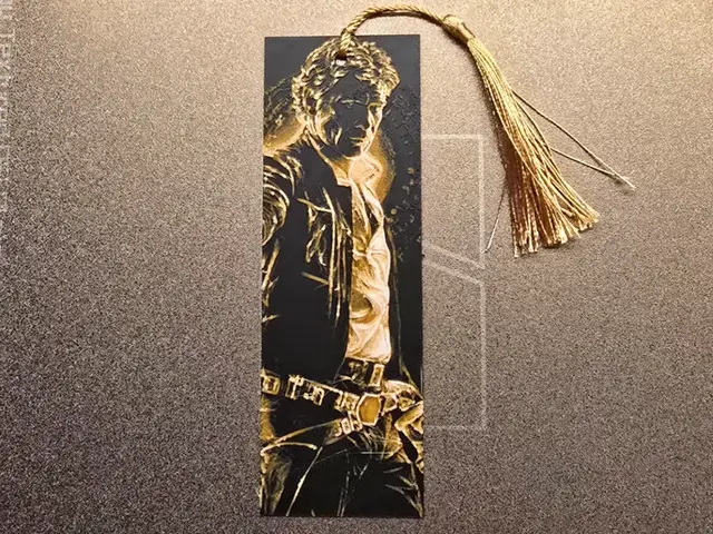 HueForge model: Star Wars Han Solo Bookmark by 3D-Mentiel