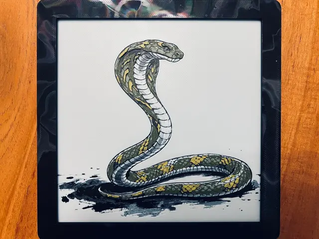 HueForge model: Cobra Snake by JustBe 3D Printing