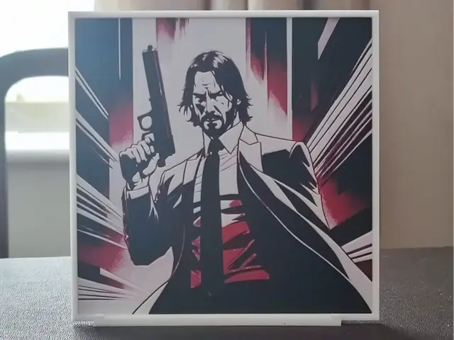 HueForge model: John Wick - HueForge 3 Color by BoDad