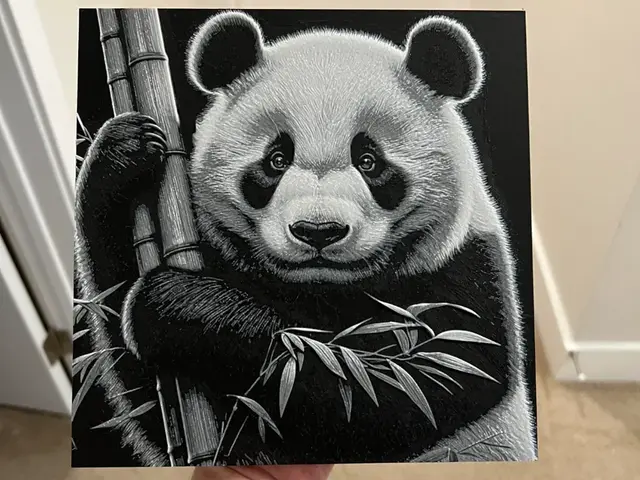 HueForge model: Panda Bear Hueforge by RP47 Designs