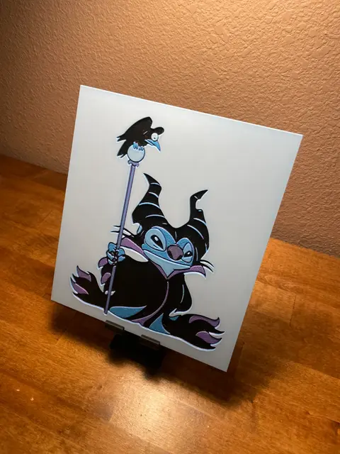 HueForge model: Hueforge - Disney - Stitch as Maleficent by Cloudy Nostalgia