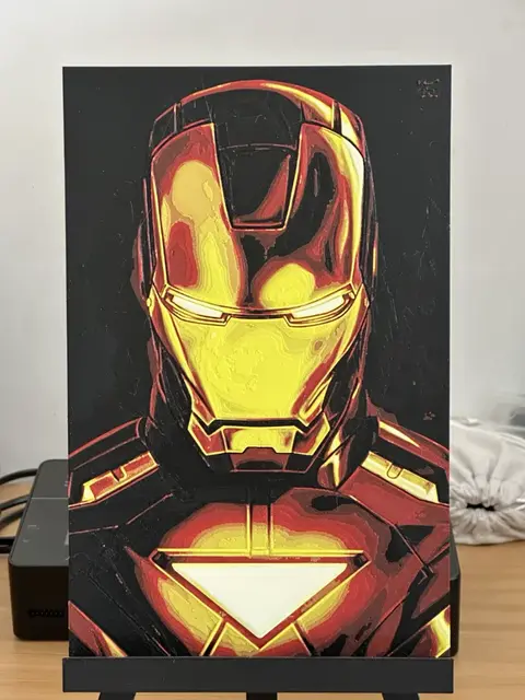 HueForge model: Iron Man HueForge close view by enricoRE