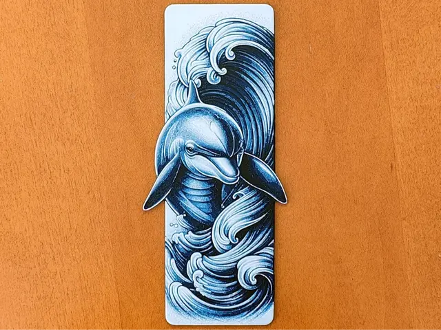 HueForge model: Dolphin Bookmark - Hueforge by Sarge