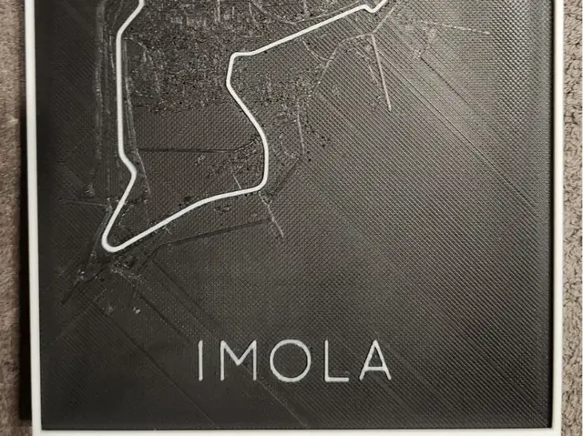 Imola Circuit F1 - HueForge