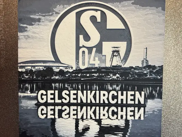 HueForge model: Gelsenkirchen Skyline Schalke 04 Hueforge by Reeftank&more