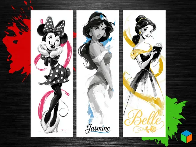 HueForge model: Minnie Bookmark by 3D Prints By Vic