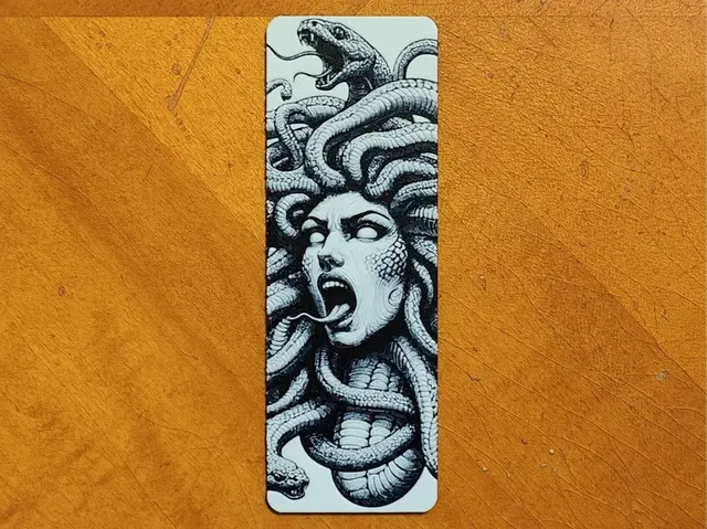 Medusa Bookmark - Hueforge - Greek Mythology