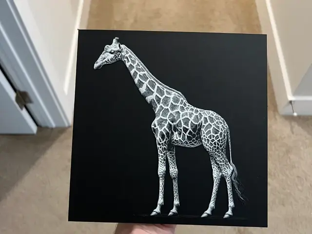 HueForge model: Giraffe Art Hueforge by RP47 Designs
