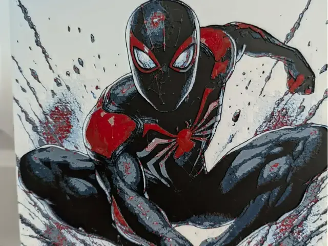 Spiderman Dark Blue Hueforge