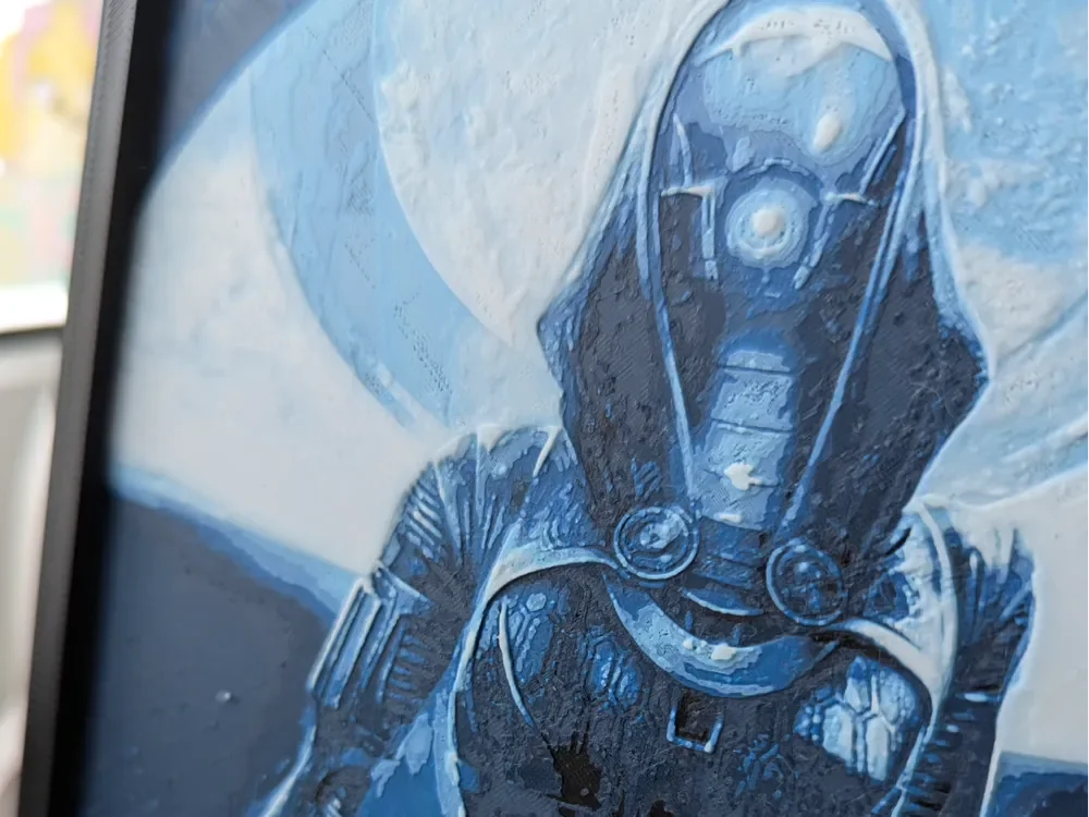 Tali Zorah Mass Effect HueForge by JP_Creations HueForge model: Tali Zorah Mass Effect HueForge by JP_Creations