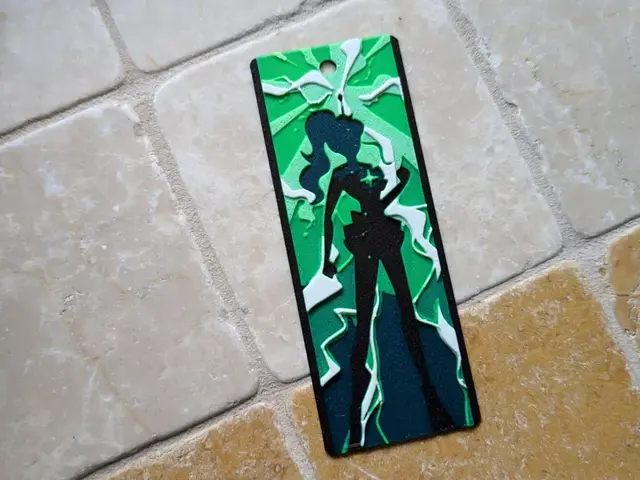 HueForge model: Sailor Jupiter bookmark - Hueforge by suaimondi