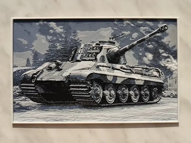 HueForge model: PzKpfw Tiger Ausf. B "Tiger II" - Hueforge v2 by BeaN