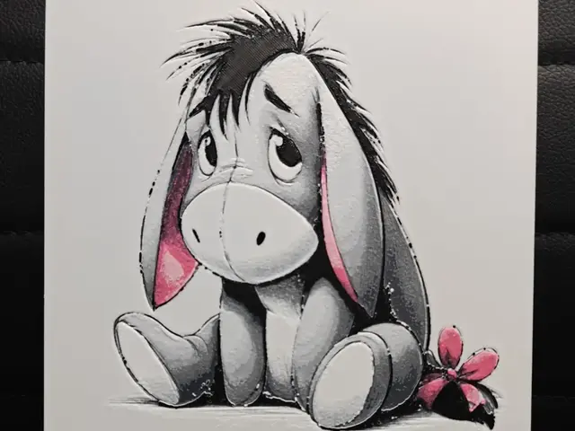HueForge model: Eeyore (Winnie The Pooh) by TheHueforgeLady