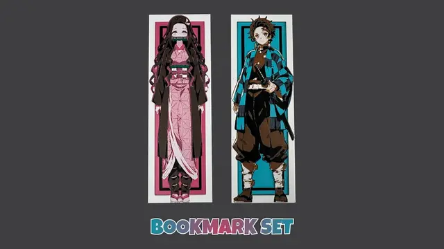 HueForge model: Nezuko & Tanjiro - Bookmark Set by Canadian Gamer