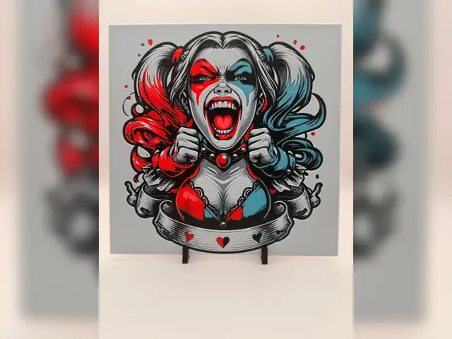 Harley Quinn Scream HueForge Print
