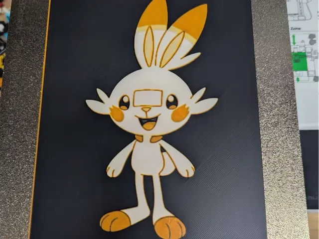 HueForge model: Hueforge Flambino Scorbunny by ZombiePaint3D