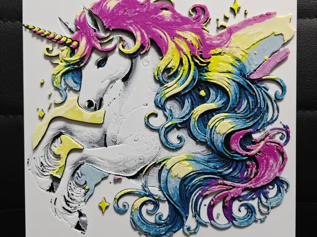 HueForge model: Fairy Unicorn by TheHueforgeLady