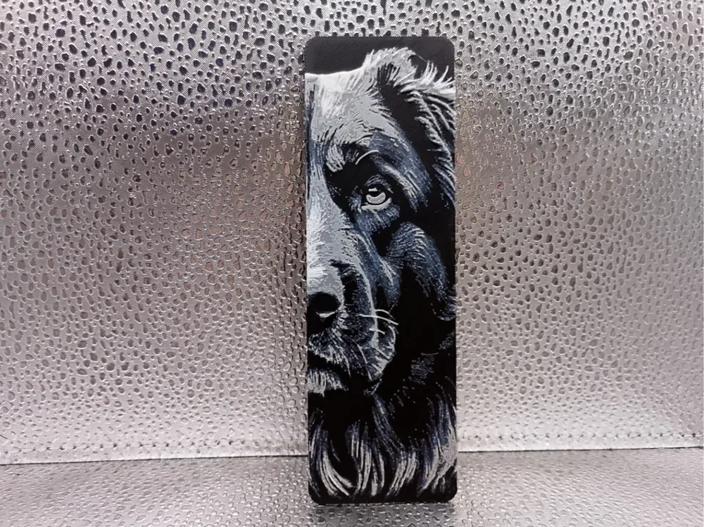 Caucasian Shepherd Bookmark – Hueforge by Borishotch Industries HueForge model: Caucasian Shepherd Bookmark – Hueforge by Borishotch Industries