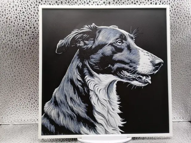 HueForge model: Borzoi hueforge by Borishotch Industries