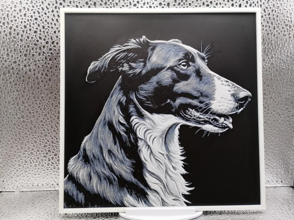 Borzoi hueforge by Borishotch Industries HueForge model: Borzoi hueforge by Borishotch Industries
