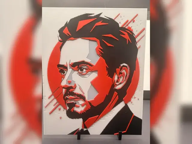 HueForge model: Tony Stark Avengers HueForge Print by Thadius