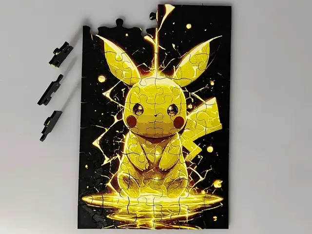 HueForge model: Pikachu - Puzzle by 3djd