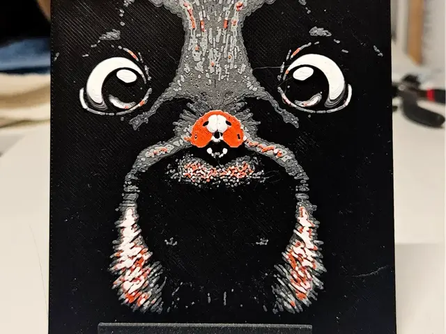 HueForge model: Dog with ladybug by Mano's 3d_Art