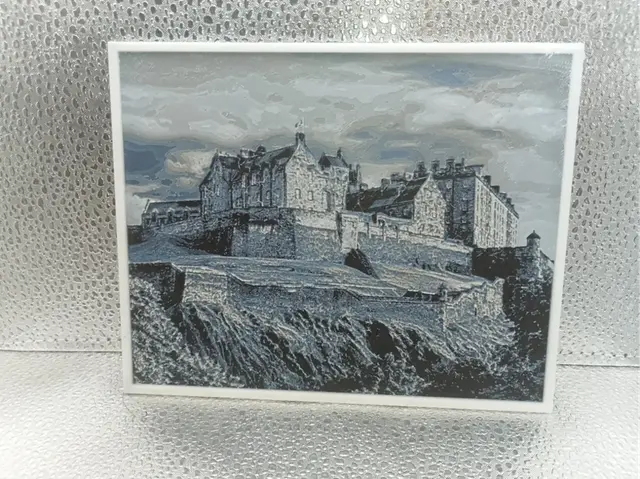 HueForge model: Edinburgh Castle - Hueforge by Borishotch Industries