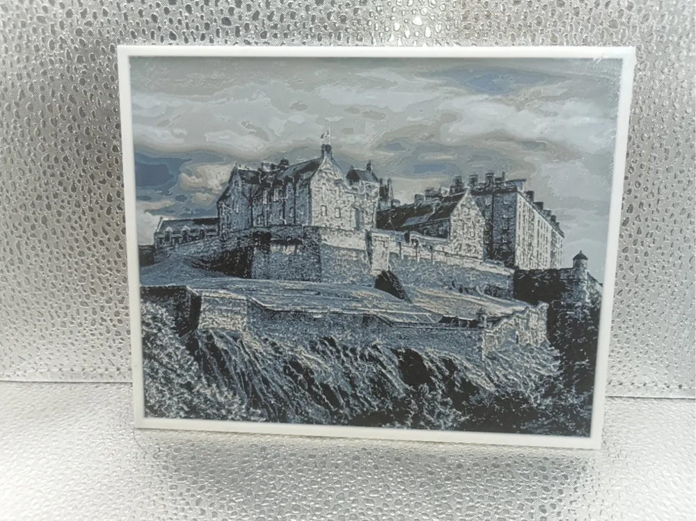 Edinburgh Castle - Hueforge by Borishotch Industries HueForge model: Edinburgh Castle - Hueforge by Borishotch Industries
