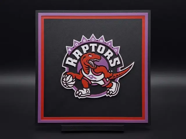 HueForge model: Vintage Raptors Logo - Hueforge by LED