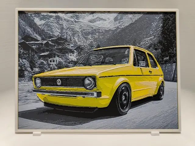 HueForge model: VW Golf Mk1 - Hueforge by BeaN