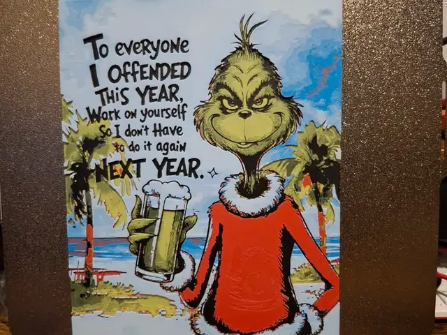 HueForge model: Offended - Grinch - Hueforge by 3dGlow