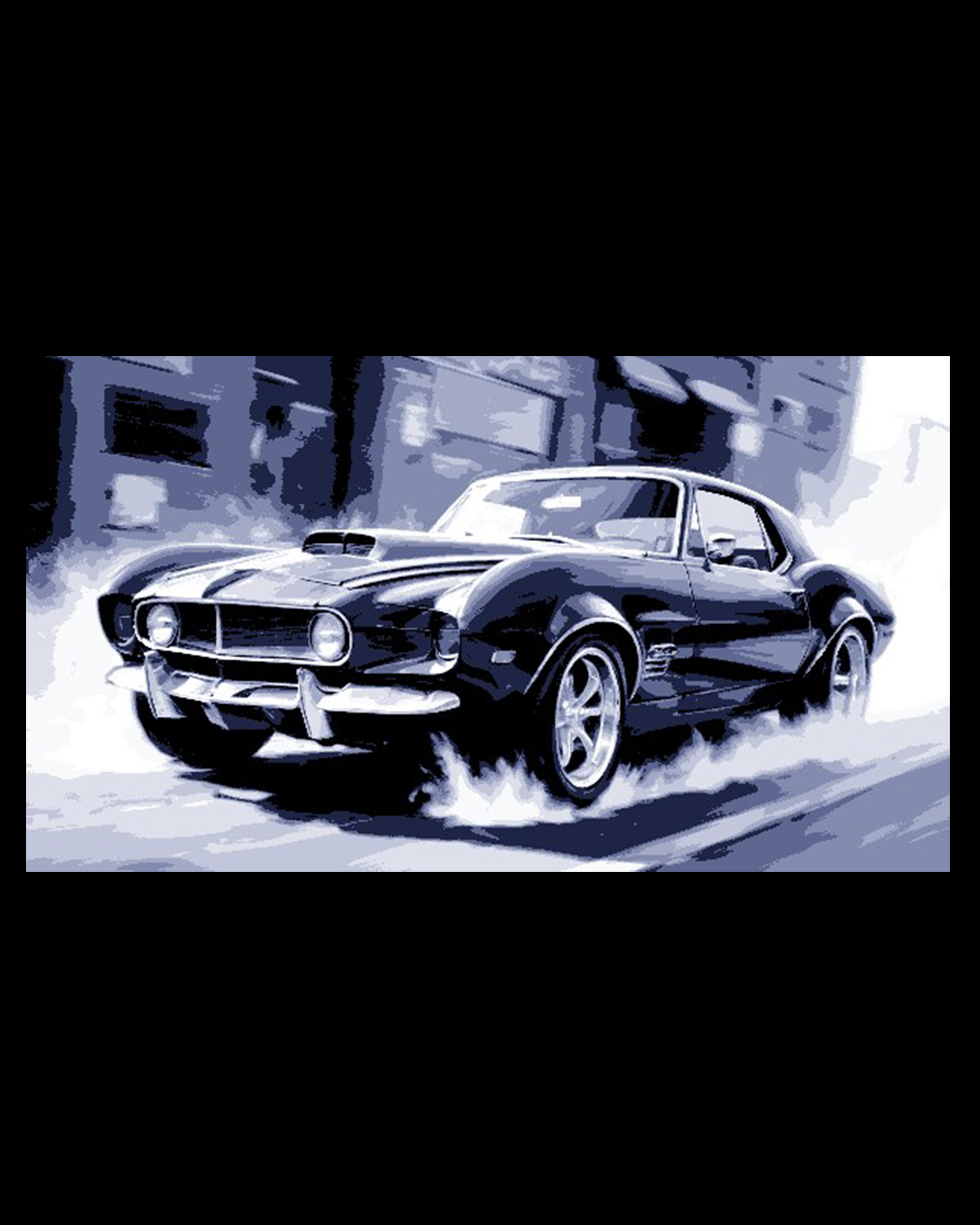 Hot Rod Art - Classic Chop shop special Racer - Corvette Mustang mix by BooneCo3d HueForge model: Hot Rod Art - Classic Chop shop special Racer - Corvette Mustang mix by BooneCo3d