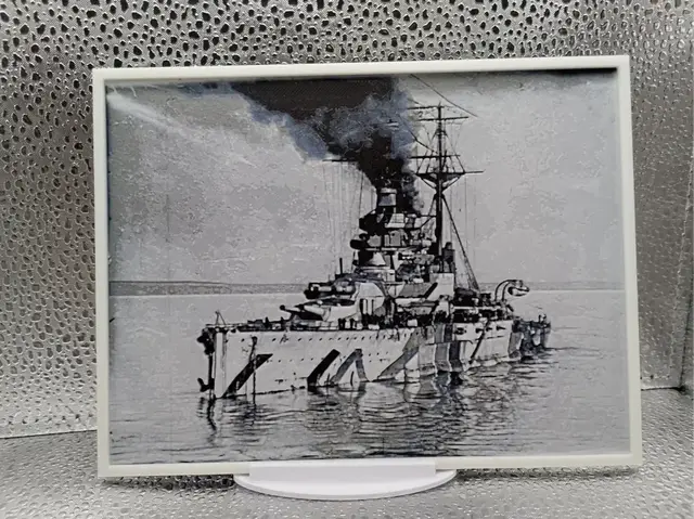HueForge model: HMS Ramillies hueforge by Borishotch Industries