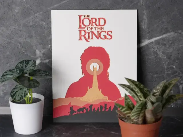 HueForge model: The Lord of the Rings - Hueforge (150x200) by 3DWave