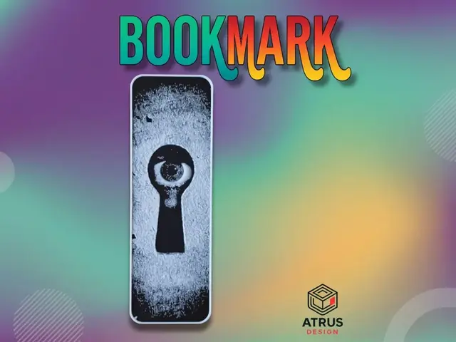 HueForge model: Mystery Keyhole Bookmark by Atrus Design