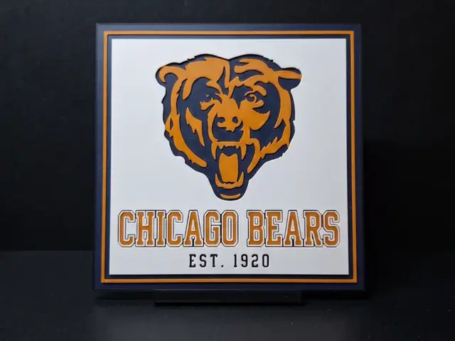 Chicago Bears Logo - Wall Art