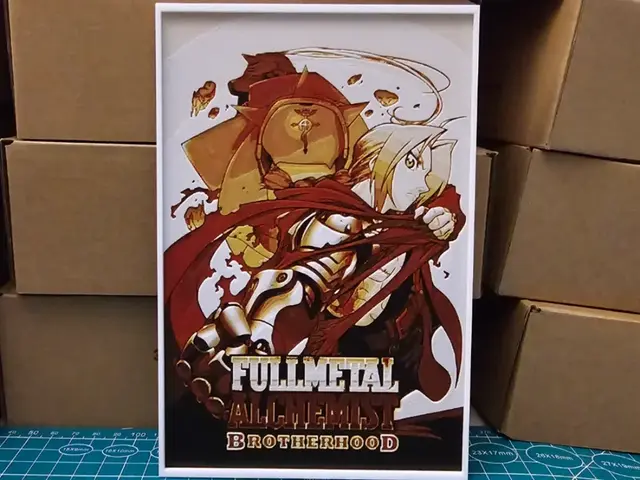 HueForge model: Fullmetal Alchemist: Brotherhood Poster - Huforge by Lumpy3D