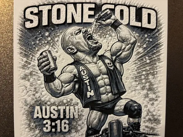 HueForge model: Stone Cold Steve Austin 3:16 Beer WWE Hueforge by Reeftank&more