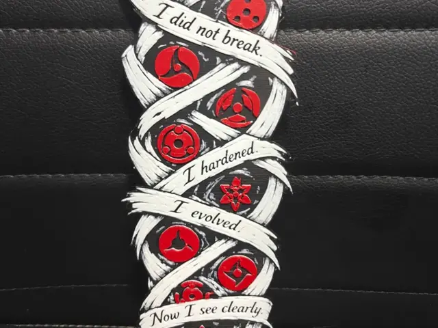 HueForge model: Sharingan Uchiha Eyes Bookmark Wall decor NOAMSREQ by TheHueforgeLady