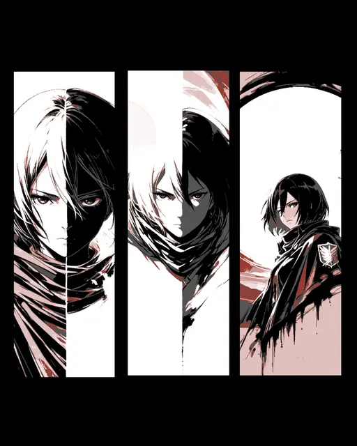 HueForge model: Attack on Titan Tribute set of bookmarks - the Soldiers of the War by BooneCo3d