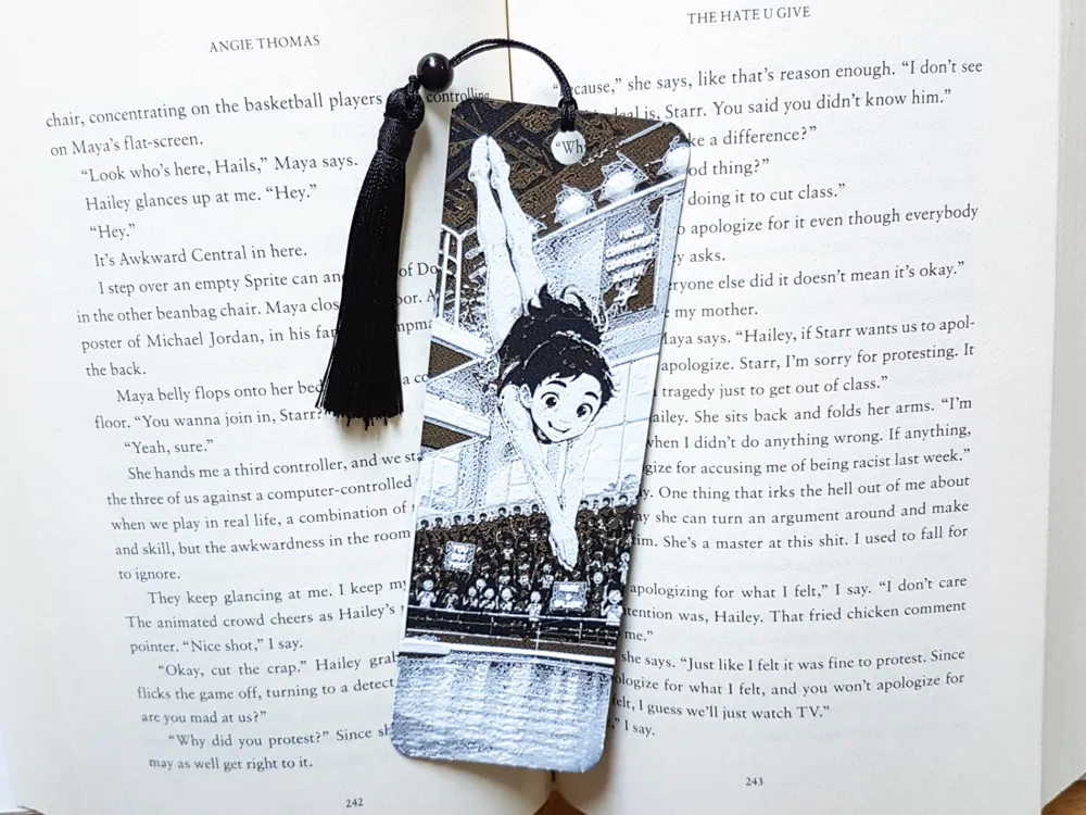 Bookmark, Girl Diver, Sports, Athlete by Dame Jo HueForge model: Bookmark, Girl Diver, Sports, Athlete by Dame Jo