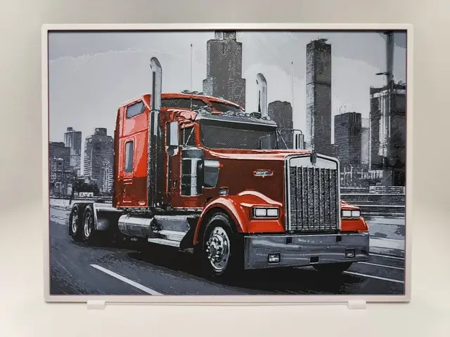 HueForge model: Kenworth W900 - Hueforge by BeaN