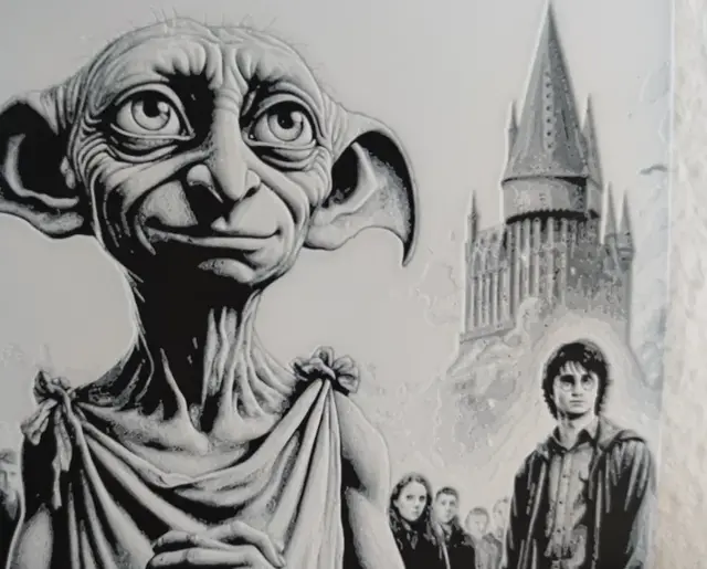 HueForge model: Hueforge Dobby and Harry Potter by Litolunar