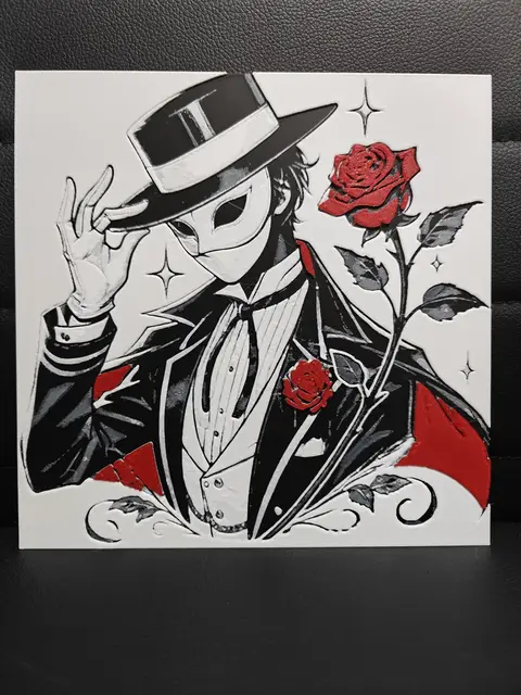 HueForge model: Tuxedo Mask by TheHueforgeLady