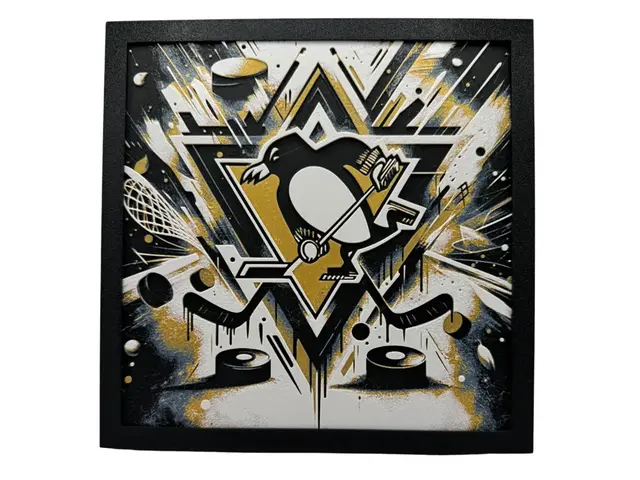 HueForge model: Pittsburgh Penguins - NHL Hueforge by Canadian Gamer