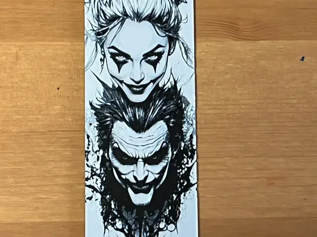 HueForge model: Harley Quinn and the joker bookmark by Morganja